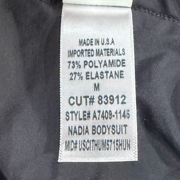 AGOLDE Black Nadia Bodysuit NWT Size Medium - Picture 9 of 9